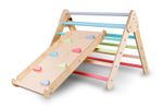 Tissi Piklerdreieck / Kletterdreieck mit Tissi Rutsche mit Kletterwolken Pastel bunt