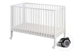 Tissi faltbares Kinderbett “Jori” / Babybett / Faltbett inkl. Matratze