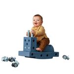 MODU Curiosity-Set - Einstiegs-Set, Balancierbrett, Schaukelpferd, Motorik Spielzeug, Baukasten Set