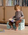 MODU Explorer-Set - Bauset Balance-Spielzeug, Rutscher, Wippe, Baukasten Set