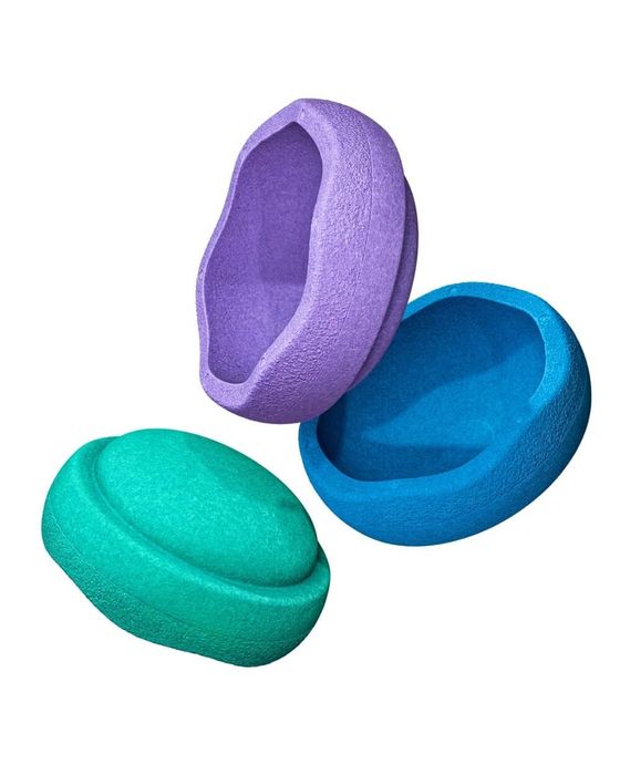 Stapelstein Original Cool Classic - 3er Set - Farbe: dark green/blue/violet