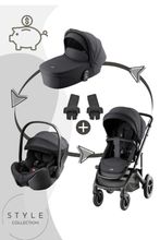 Britax Römer Smile 5Z - 5-in-1 Set Kombikinderwagen inkl. Babywanne, Babysafe Pro und Babyschalen Adapter