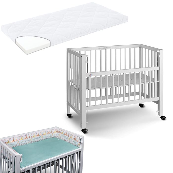 Tissi Anstellbett / Beistellbett Sophie inkl. Matratze und Nestchen