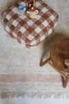 Lorena Canals Hocker / Viereckiger Sitzsack / Pouf Vichy