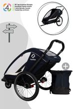 Hamax Breeze Kinderfahrradanhänger für 2 Kinder (Achtung Sperrgutkosten von 12,95 EUR fallen an!)
