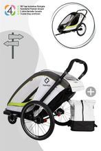 Hamax Breeze Kinderfahrradanhänger für 2 Kinder (Achtung Sperrgutkosten von 12,95 EUR fallen an!)