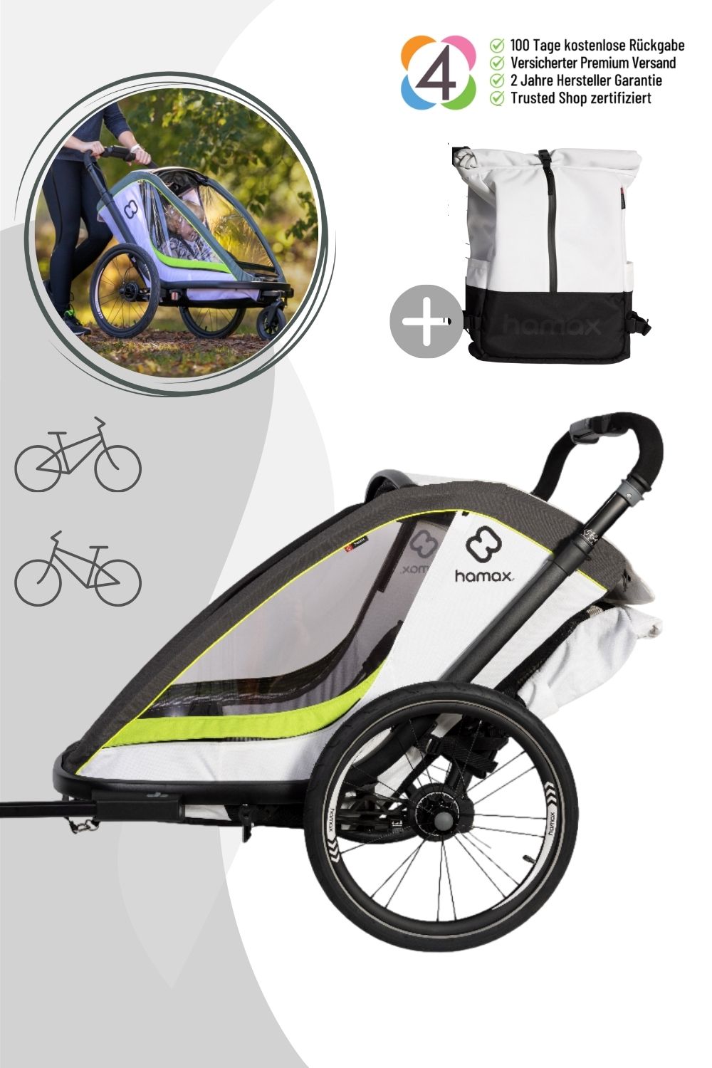 bosch fahrradcomputer intuvia 100 Display Größe:50 brand-cannondale THULE Chariot Sport 2