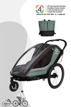 Hamax Cocoon Kinderfahrradanhänger für 1 Kind