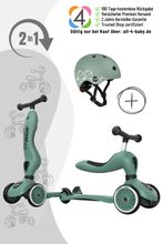 Scoot&Ride Highwaykick 1 Rutscherfahrzeug und Scooter inkl. Helm
