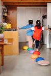 Stapelstein 6er Set mit Board Rainbow Classic (violet/blue/green/yellow/orange/red) mit Board in Super Confetti