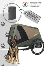CROOZER Dog Mikke Fahrradanhänger inkl. gratis Pet Genie Hundekot-Entsorgungssystem