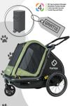 Hamax Pluto M Hundeanhänger (gratis Pet Genie Hundekot-Entsorgungssystem)