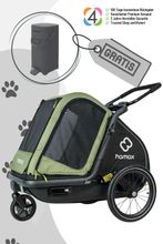 Hamax Pluto M Hundeanhänger (gratis Pet Genie Hundekot-Entsorgungssystem)