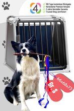 4pets Dog Box ECO 3 Black Hunde-Transportbox bis zu 45 kg in 3 Größen