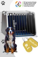 4pets Dog Box ECO 4 Black Hunde-Transportbox bis zu 50 kg in 2 Größen