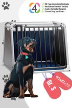 4pets Dog Box ECO 4 Black Hunde-Transportbox bis zu 50 kg in 2 Größen