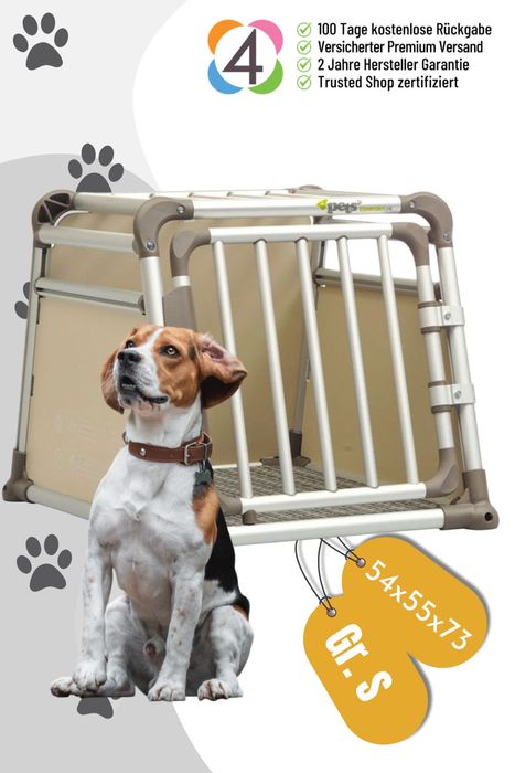 4pets Dog Box ComfortLine One Gr. S Hundebox für kleine Hunde