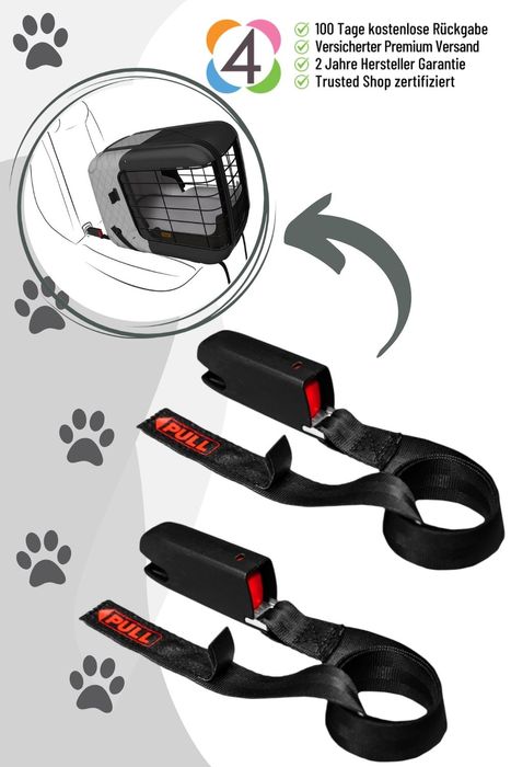 4Pets Dog ISOFIX Connector für Caree (2Stk.)