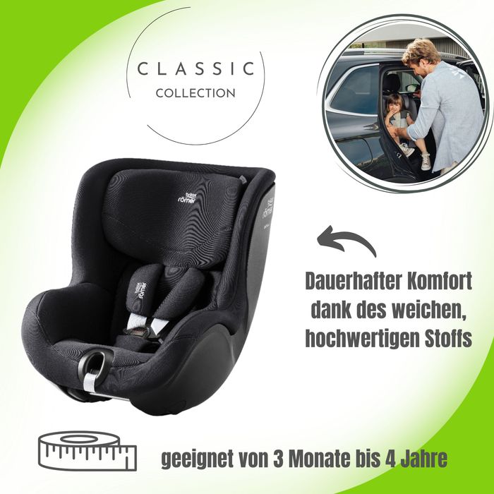 Britax Römer Dualfix 5Z Kindersitz - ab 61 cm - 105 cm
