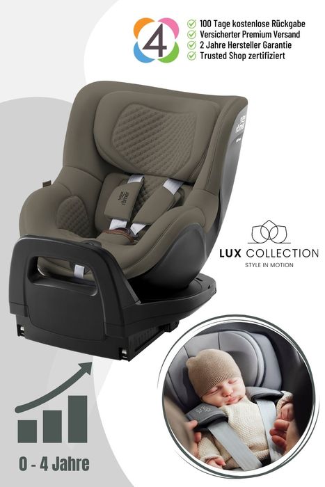 Britax Römer Dualfix Pro Kindersitz - ab 40 cm - 105 cm, Alter: Geburt bis ca. 4 Jahre
