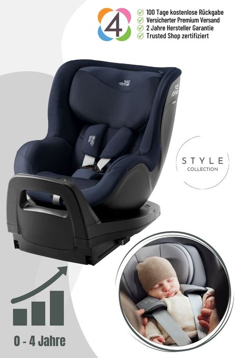 Britax Römer Dualfix Pro Kindersitz - ab 40 cm - 105 cm, Alter: Geburt bis ca. 4 Jahre