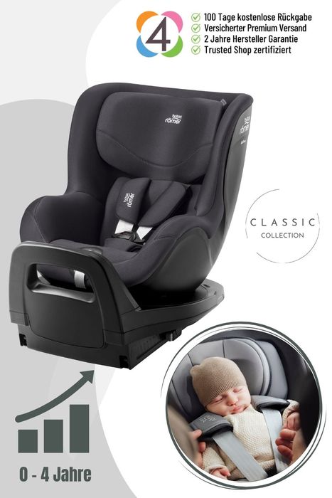 Britax Römer Dualfix Pro Kindersitz - ab 40 cm - 105 cm, Alter: Geburt bis ca. 4 Jahre