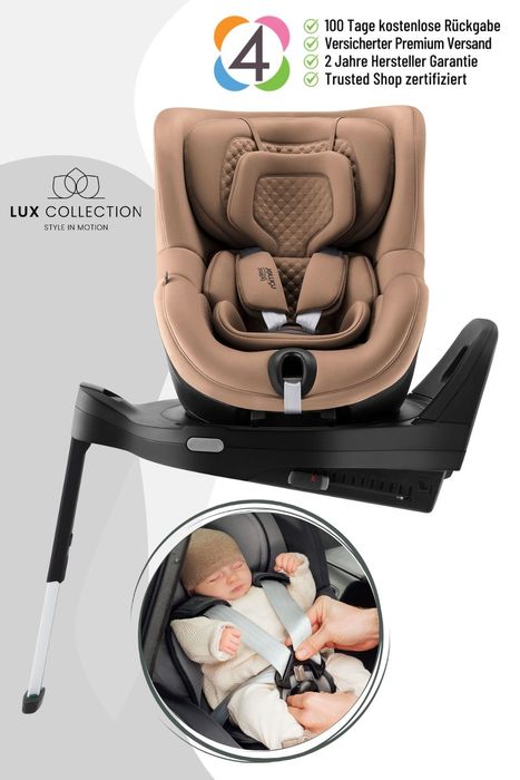 Britax Römer Dualfix Pro M Kindersitz - ab 61 cm - 105 cm, Alter: ca. 3 Monate bis ca. 4 Jahre