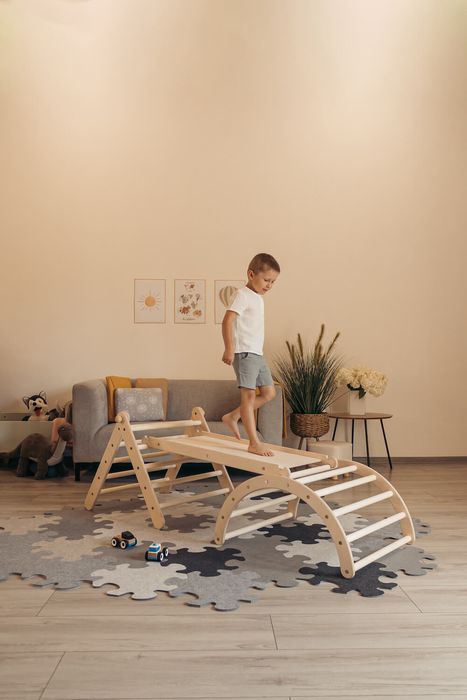 All4Baby 3-teiliges vielseitiges Montessori Kletterset Henry