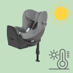 Cybex Sirona T Sommerbezug - Farbe: Grey