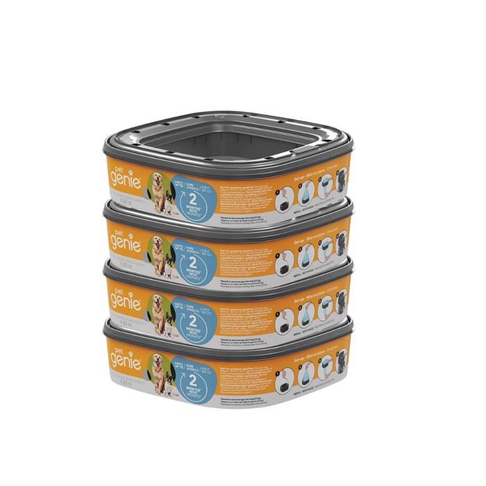 Pet Genie Nachfüllkassetten (4er Set) für Hundekot-Entsorgungssystem