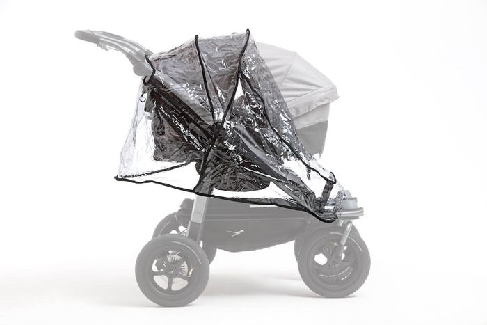 TFK Regenschutz für Duo Kinderwagen (1 Stück)