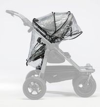 TFK Regenschutz für Duo Kinderwagen (1 Stück)