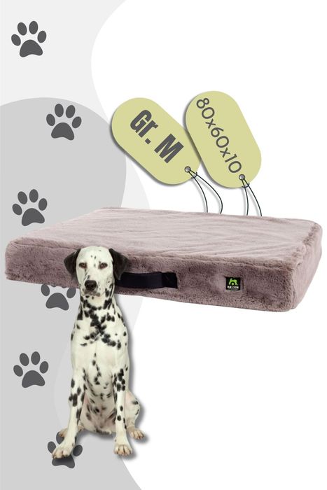 Maelson MemoFluff - Orthopädische Kissen für Hunde - Stone