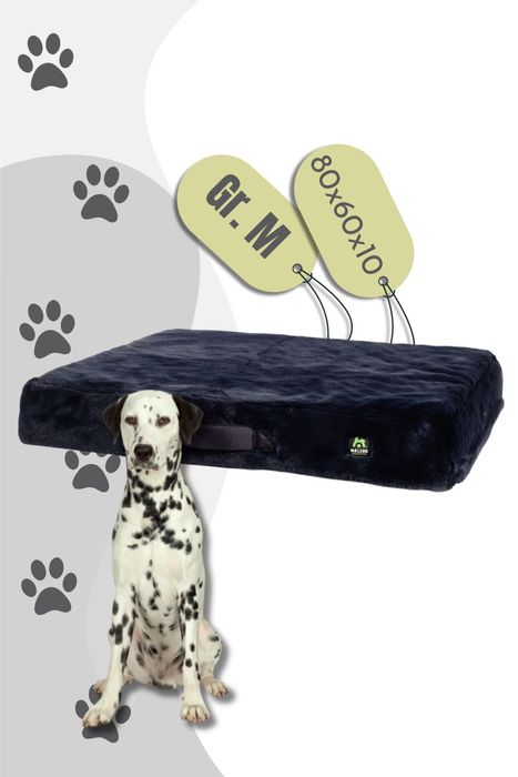 Maelson MemoFluff  Orthopädische Kissen für Hunde - Charcoal