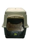 Maelson Cosy Roll Hundedecke - Farbe: Schwarz, Beige