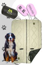 Maelson Cosy Roll Hundedecke / Autoschondecke - Farbe: Schwarz, Beige