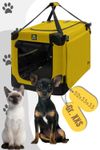 Maelson Soft Kennel Hundebox in 3 Größen - Saffron Yellow