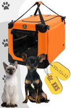 Maelson Soft Kennel faltbare Hundebox in 3 Größen - Neon Orange