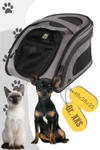 Maelson Snuggle Kennel / Faltbare Stofftransportbox - Anthrazit