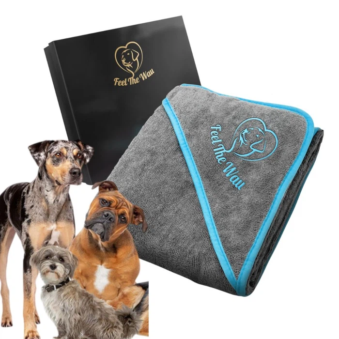 Feel-the-Wau (2er Pack) Extra saugfähiges Hundehandtuch 130x75cm Feel-the-Wau (2er Pack) Extra saugfähiges Hundehandtuch 130x75cm