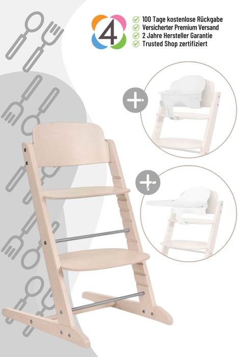 Cybex Iris 3-in-1 Hochstuhl mit Baby Set und Tablett