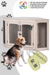 Quapas! Dog Premium Hundehütte Indoor Corner (129x68x73)