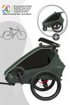 Qeridoo Kidgoo 1 - Kinderfahrradanhänger für 1 Kind - Modell 2026