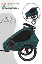 Qeridoo Kidgoo 1 - Kinderfahrradanhänger für 1 Kind - Modell 2026