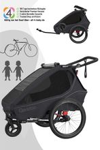 Qeridoo Kidgoo 2 - Kinderfahrradanhänger für 2 Kinder - Modell 2026
