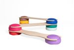 tiSsi® Balance Board Set inkl. Stapelstein 6er Set Rainbow Classic