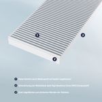 tiSsi® Kinder & Jugendmatratze MONTI 140x200 cm