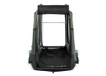 Croozer Dog Tammo Easy Start Bundle inkl. Tammo Hundebett - Farbe: Moos Green / Moonlight Black