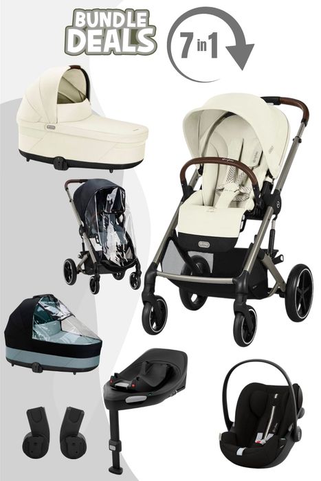 Cybex Balios S Lux inkl. Babywanne, Babyschale Cloud G+ / Isofix Base G3