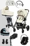 Cybex Balios S Lux inkl. Babywanne, Babyschale Cloud G+ / Isofix Base G3